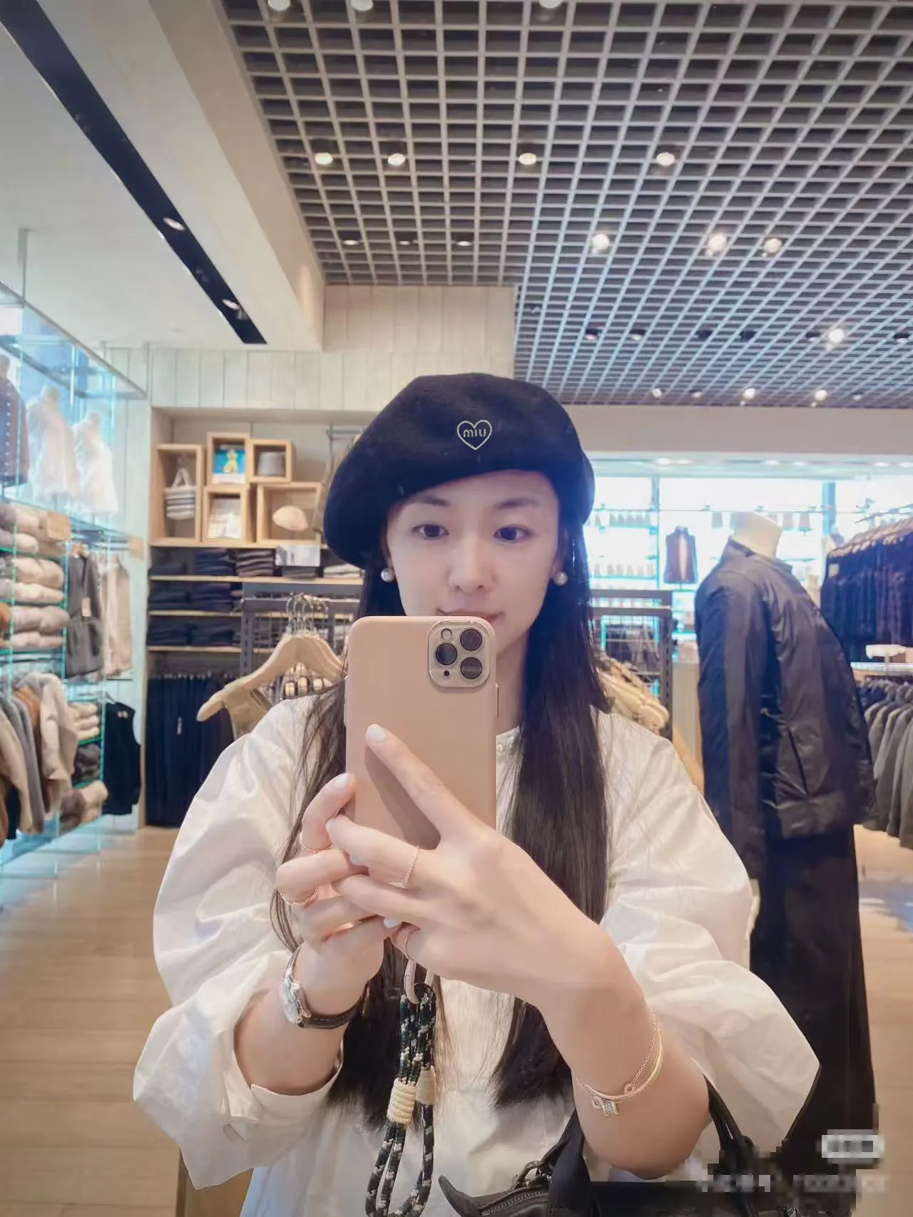 Early autumn Miumiu wool beret