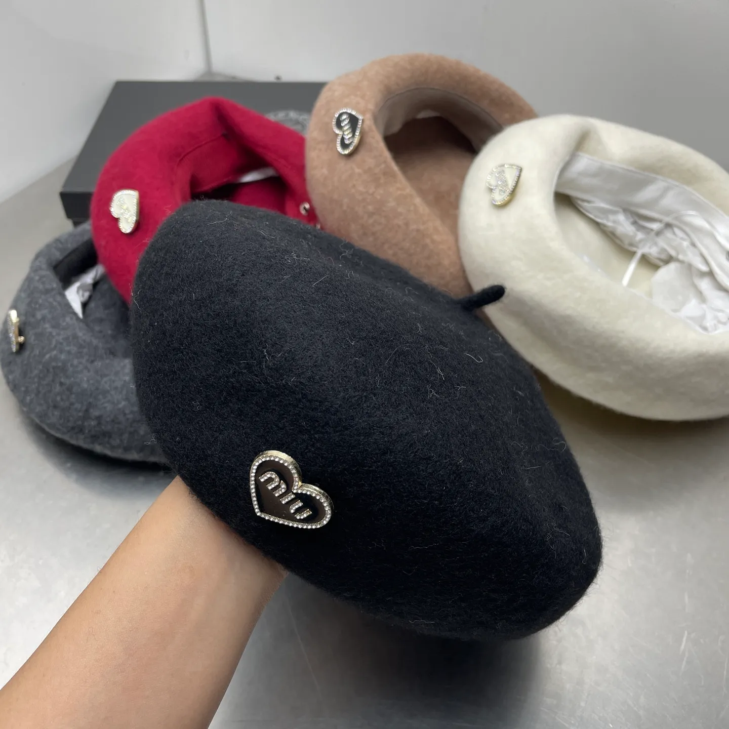 Early autumn Miumiu wool beret
