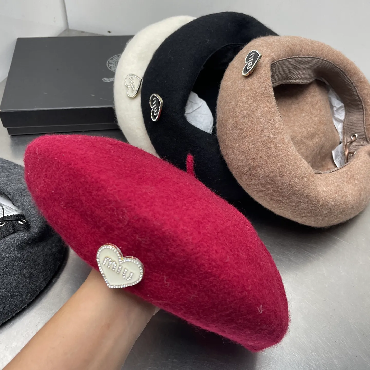 Early autumn Miumiu wool beret