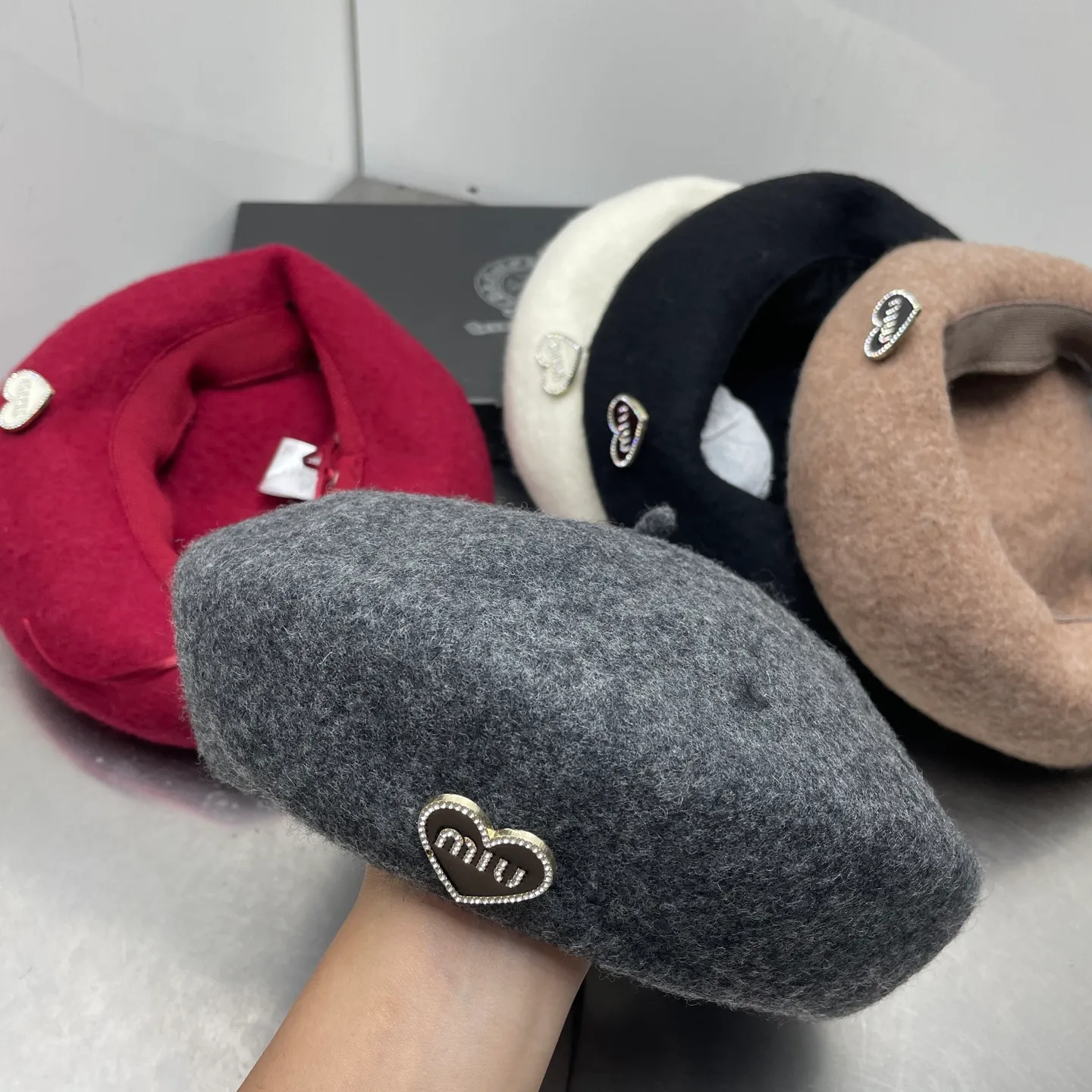 Early autumn Miumiu wool beret