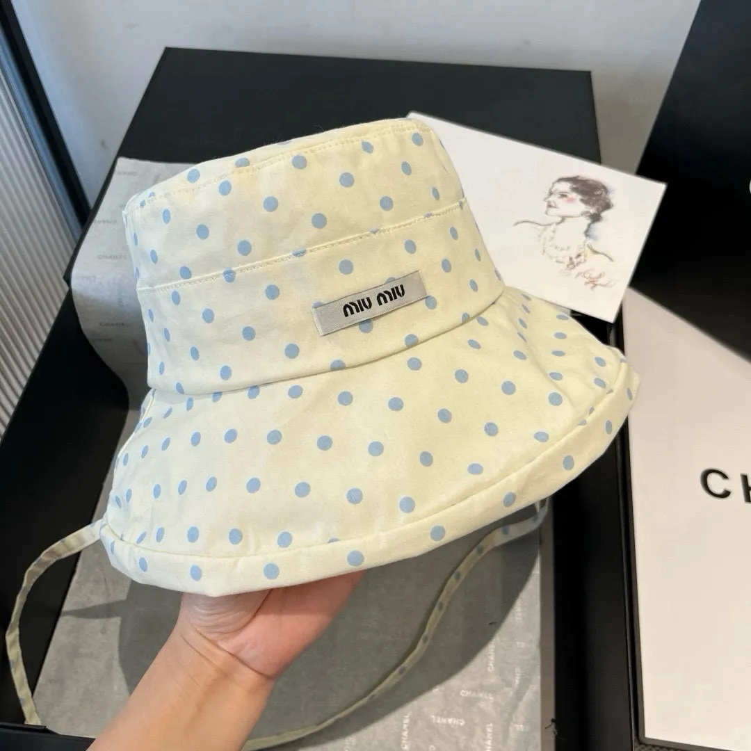 💰110¥ miumiu new fisherman hat, sun hat, head circumference 57cm