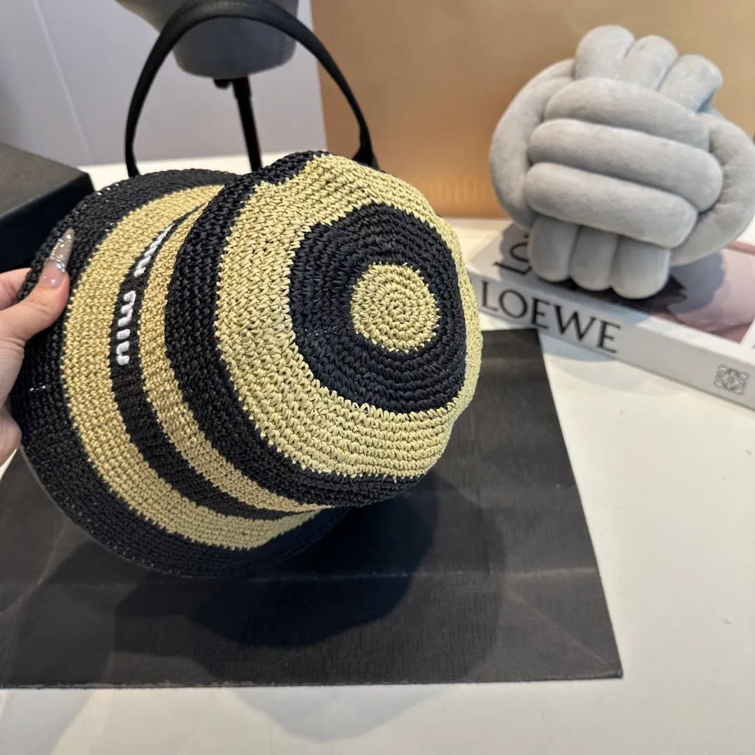 P90 miumiu new sunshade straw hat, head circumference 57cm