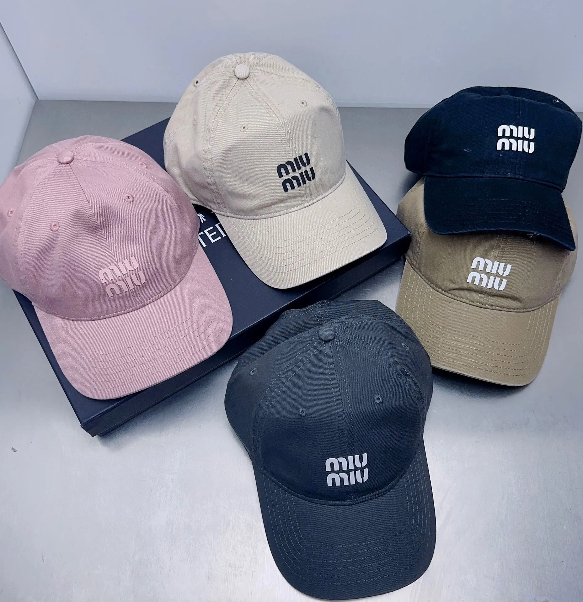 miumiu soft top baseball cap