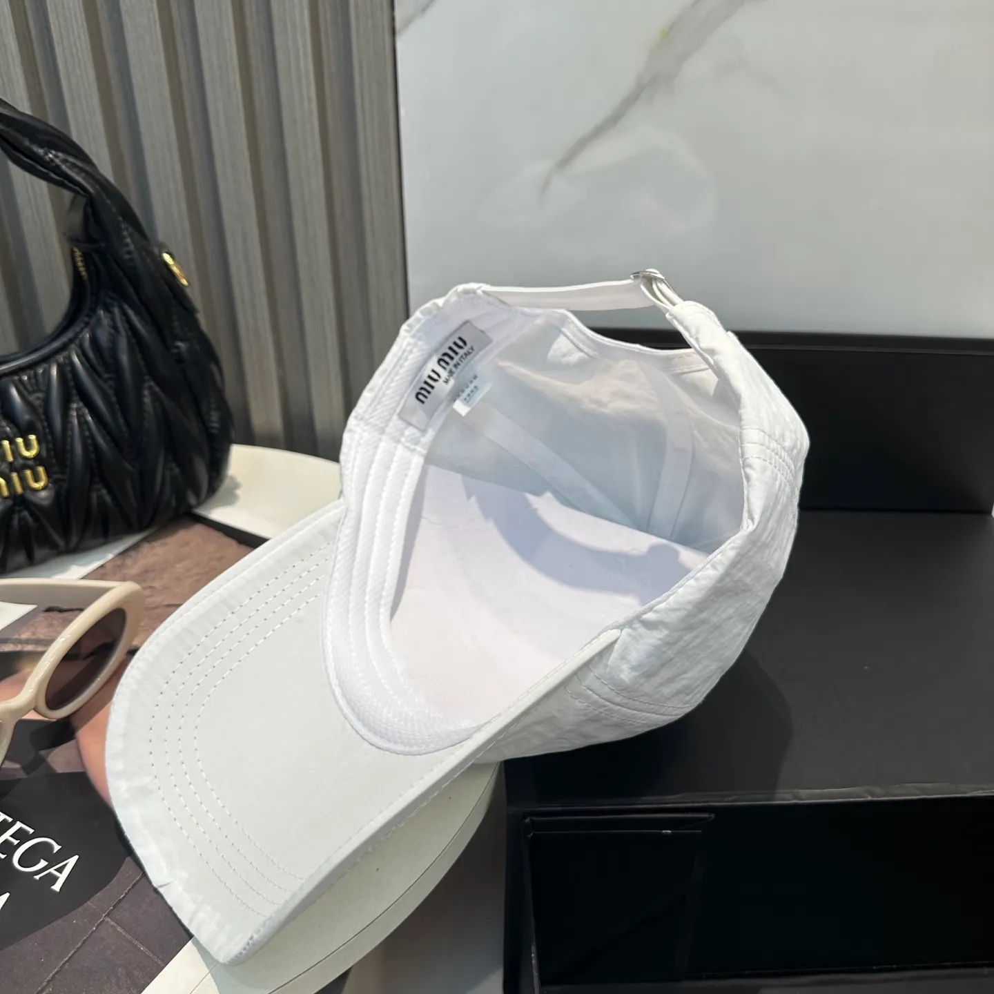 P50 miumiu new quick-drying simple baseball cap 🧢Light, breathable, trendy and versatile, Xiaohongshu grows grass, poison Get your boyfriend and cool together