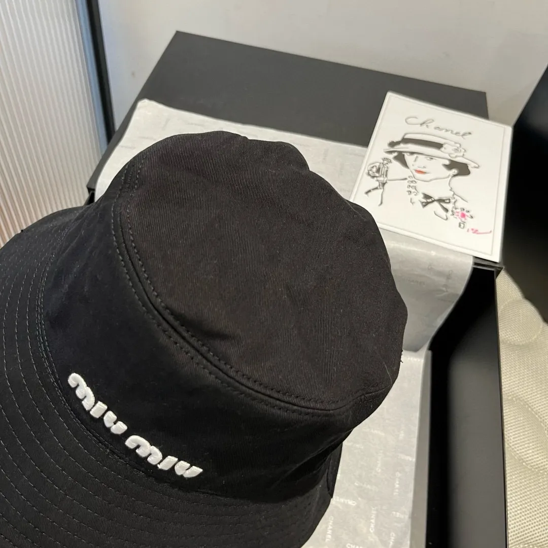 💰80¥ miumiu new style pure cotton fisherman hat, head circumference 57cm