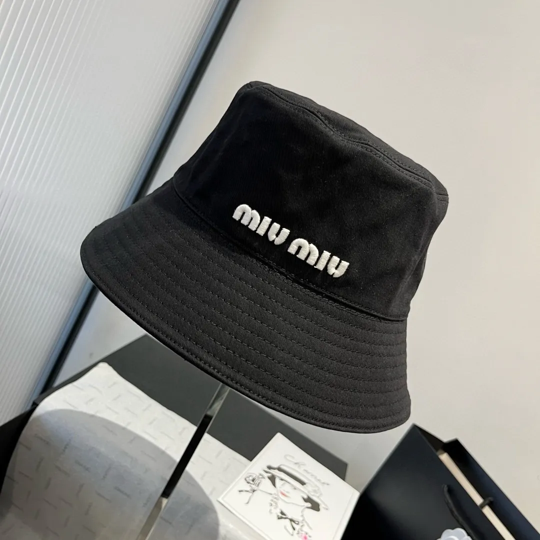 💰80¥ miumiu new style pure cotton fisherman hat, head circumference 57cm