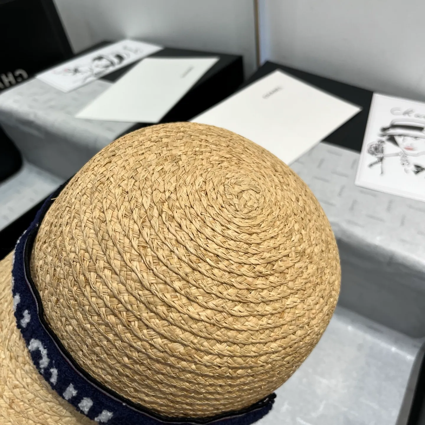 💰160¥ miumiu raffia knight hat, head circumference 57cm