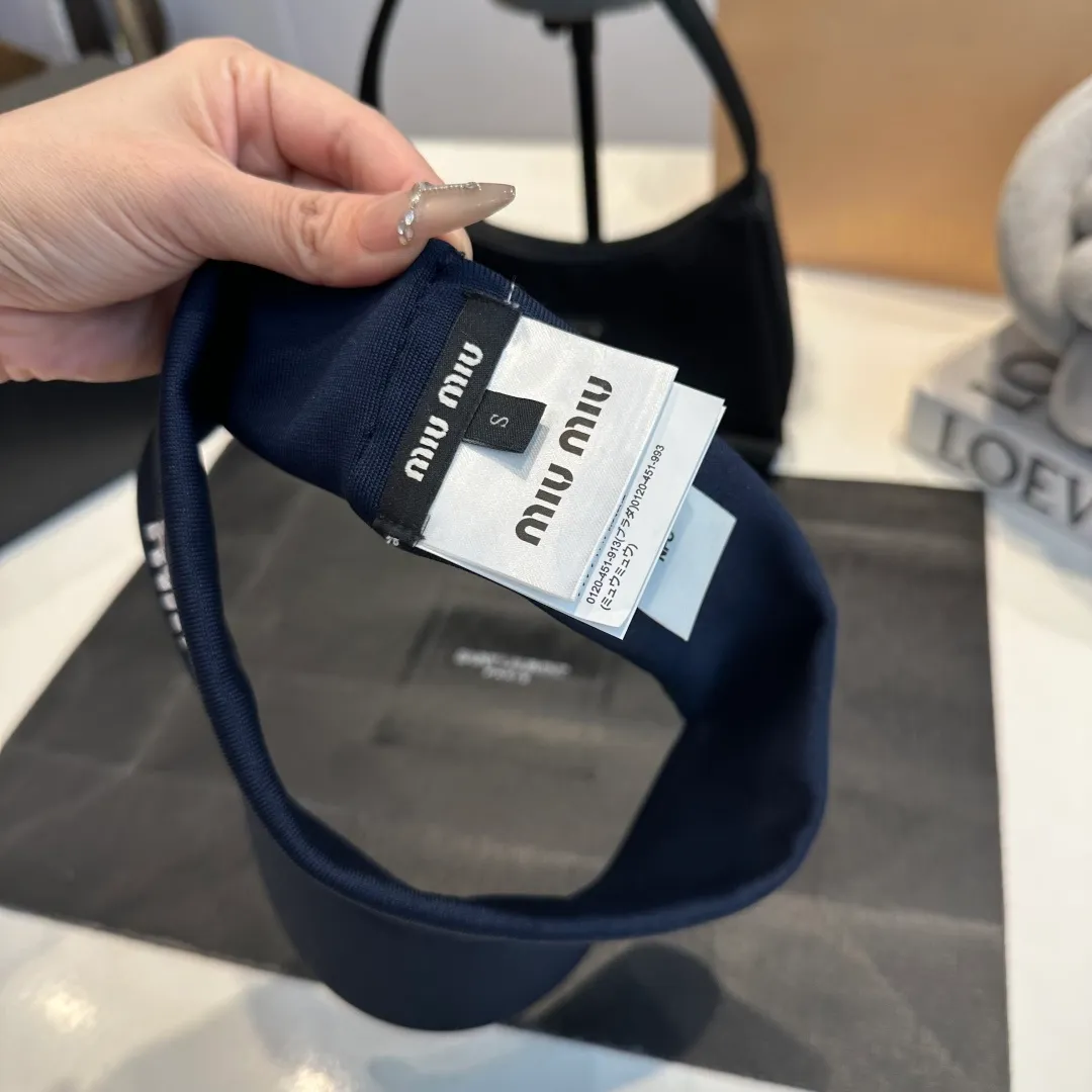 P80 Miumiu miumiu empty top sun hat