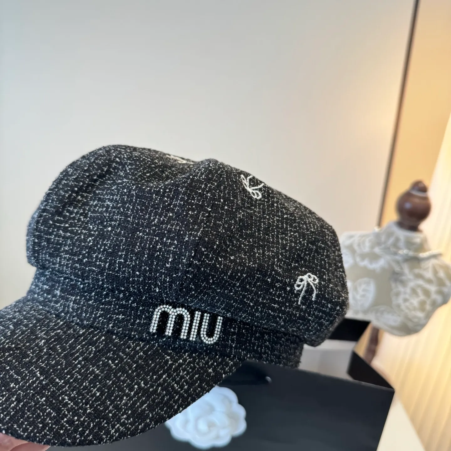 💰100¥ miumiu new duck bill painter's hat, high-end customization, head circumference 57cm