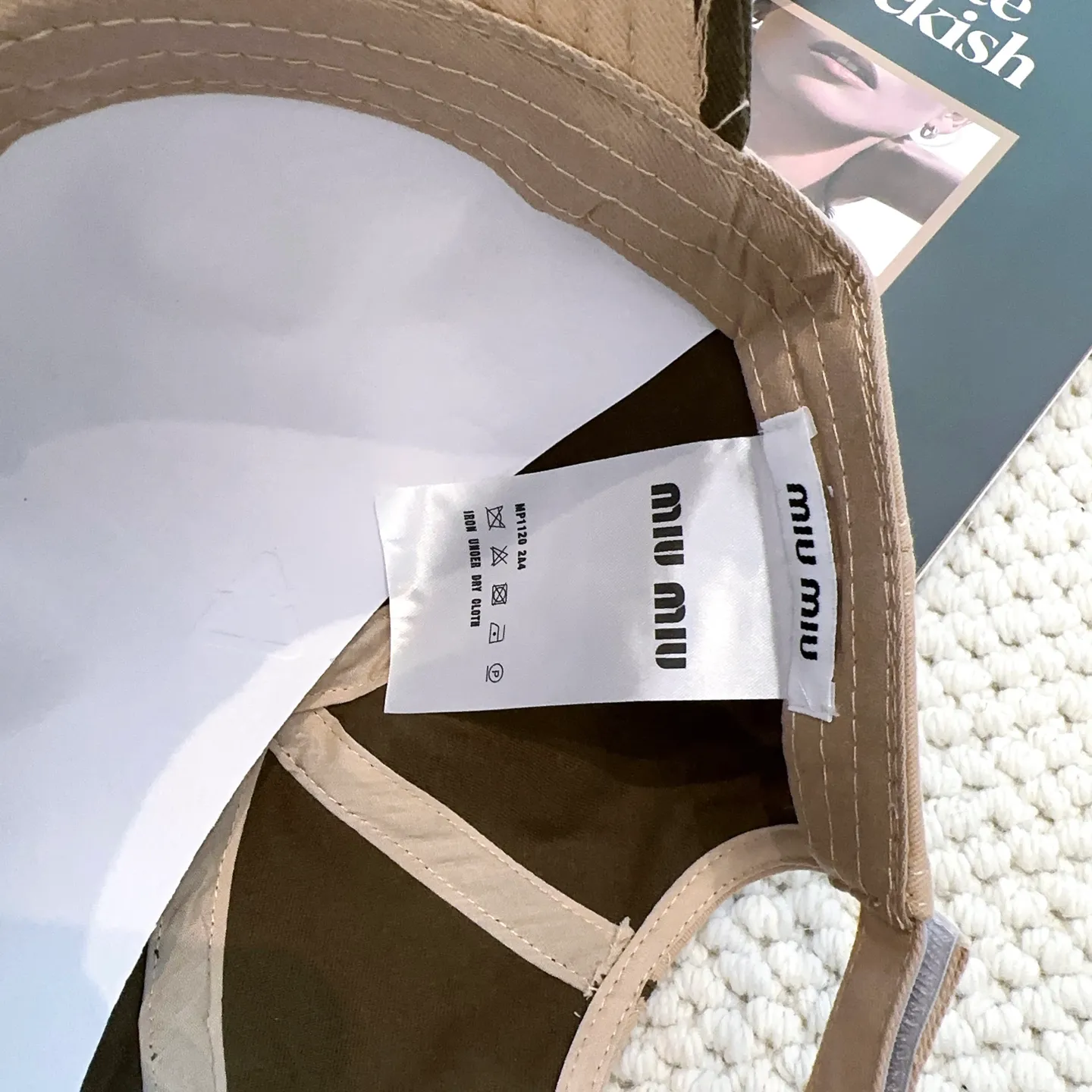 P96 💛 Comes with dust bag. [Miumiu Miu Miu] High version new order style embroidered baseball cap 🧢 Great brand style, super easy to match, hurry up and get it!