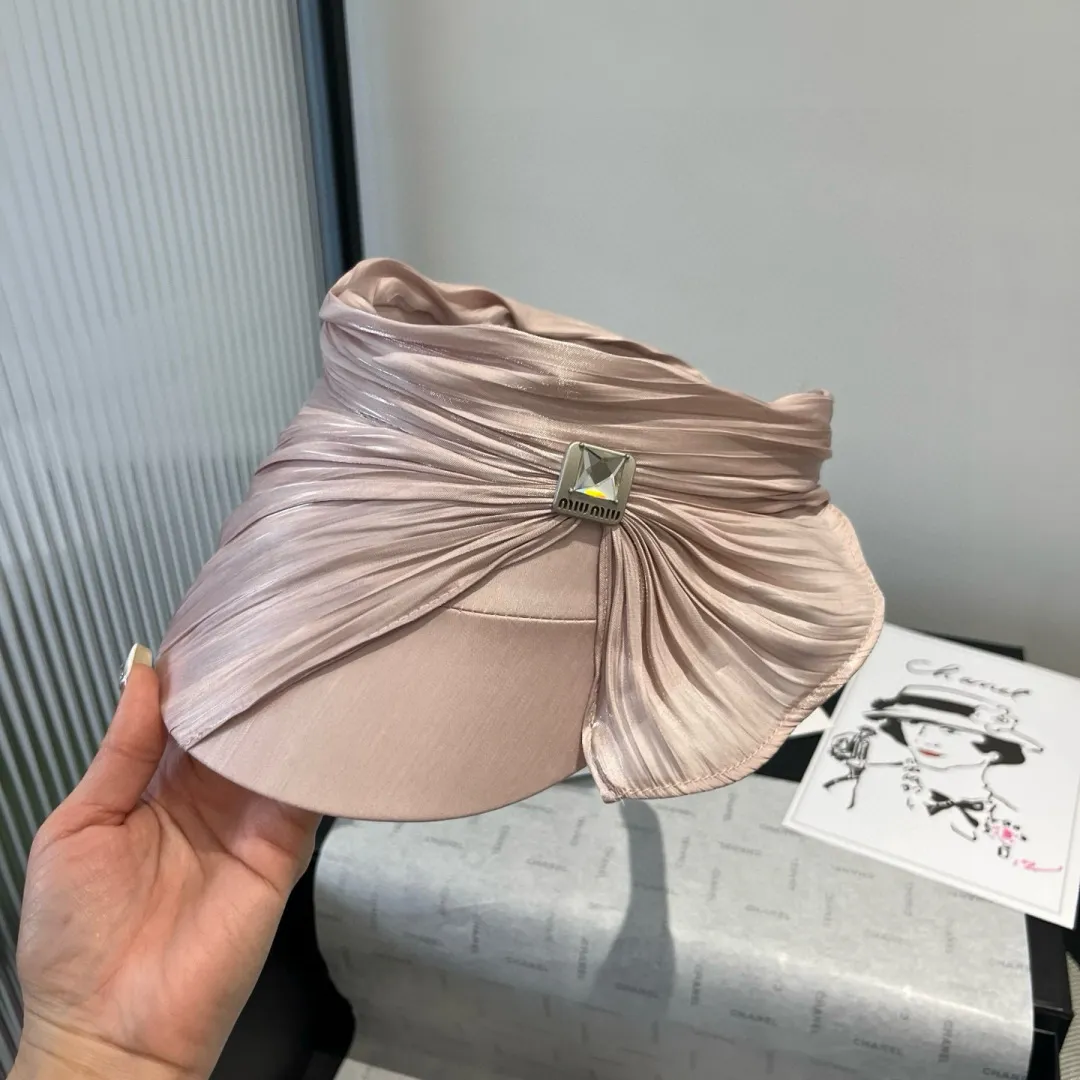 💰100¥ miumiu new silk headband, bow sun hat