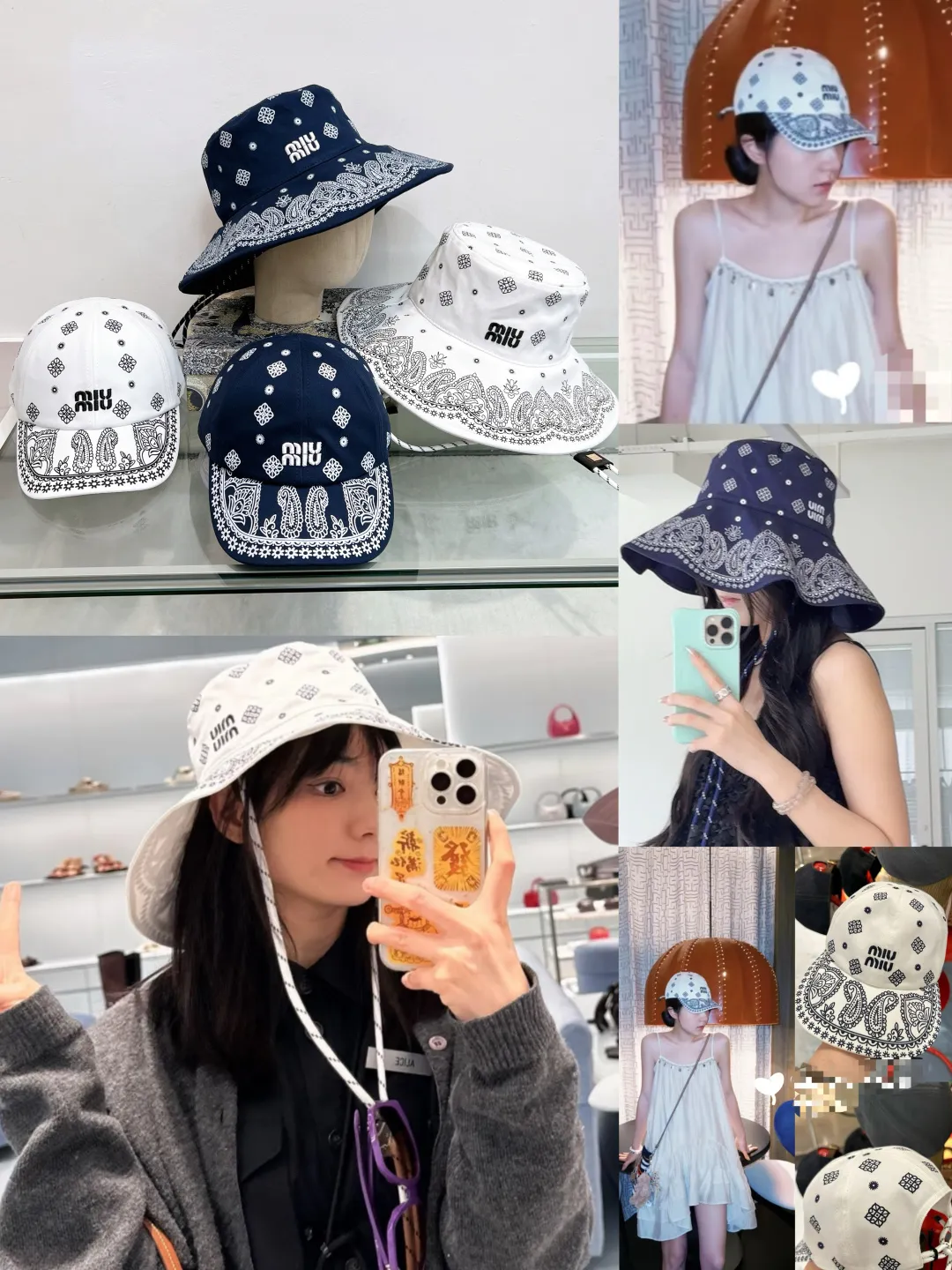 P70 Miumiu Miumiu new order style embroidered graffiti baseball cap 🧢Big brand style is super easy to match, get it now!