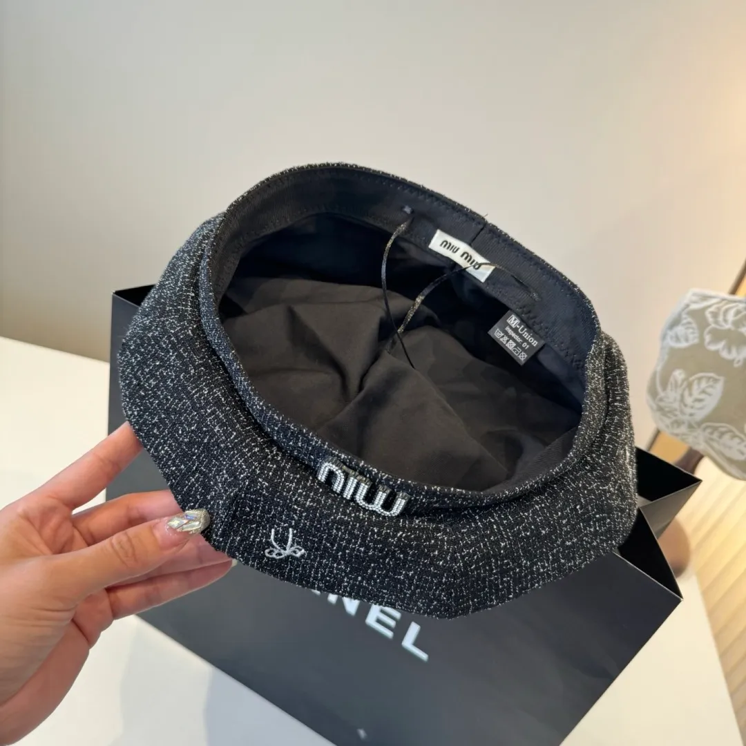 💰100¥ miumiu new beret, high-end customization, head circumference 57cm