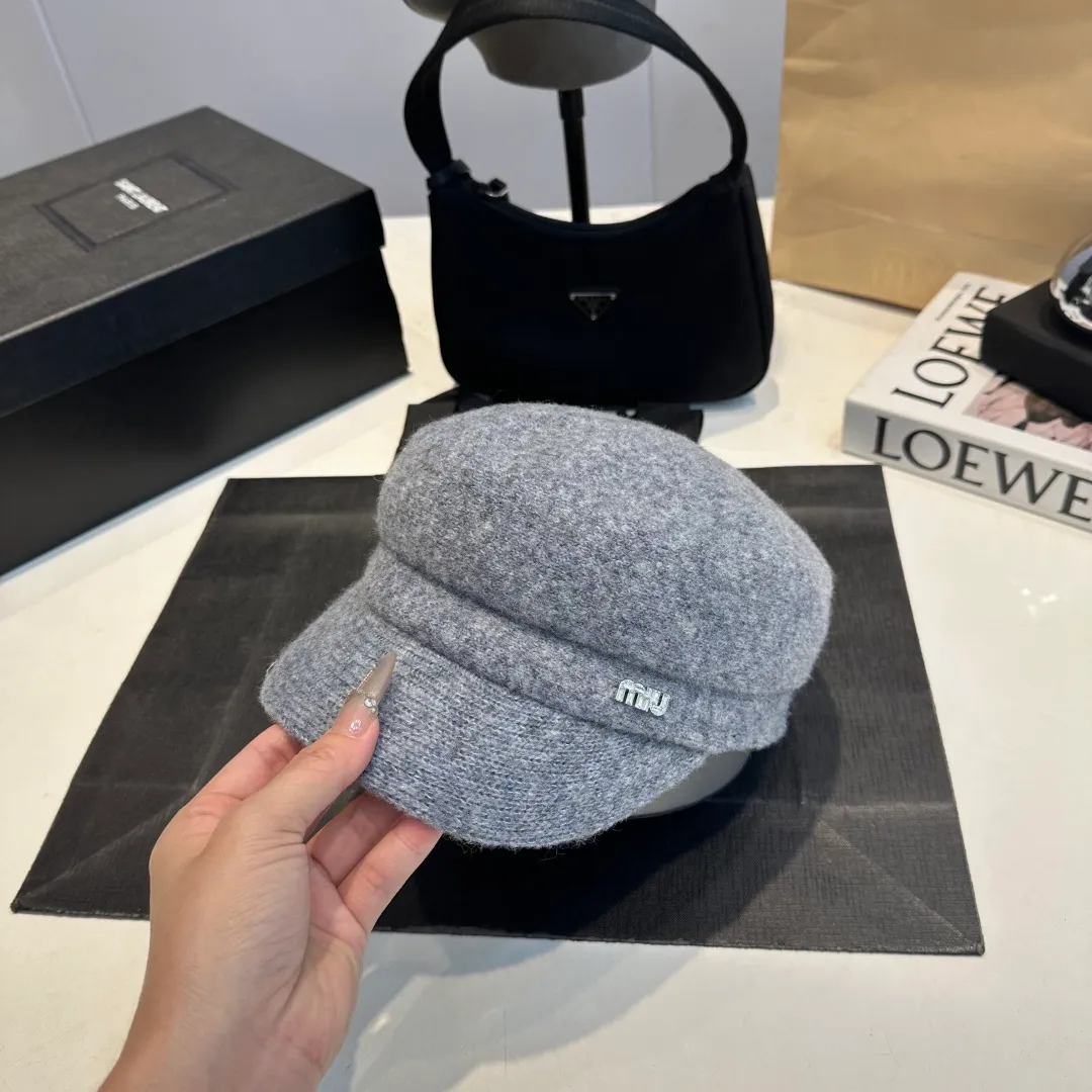 P80 miumiu new duck-bill military cap, advanced customization, head circumference 57cm