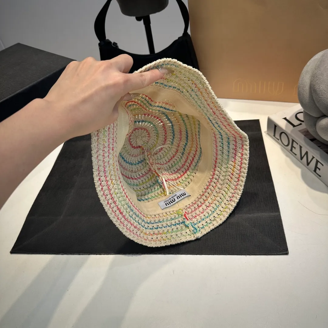 P60 miumiu new handhook fisherman hat