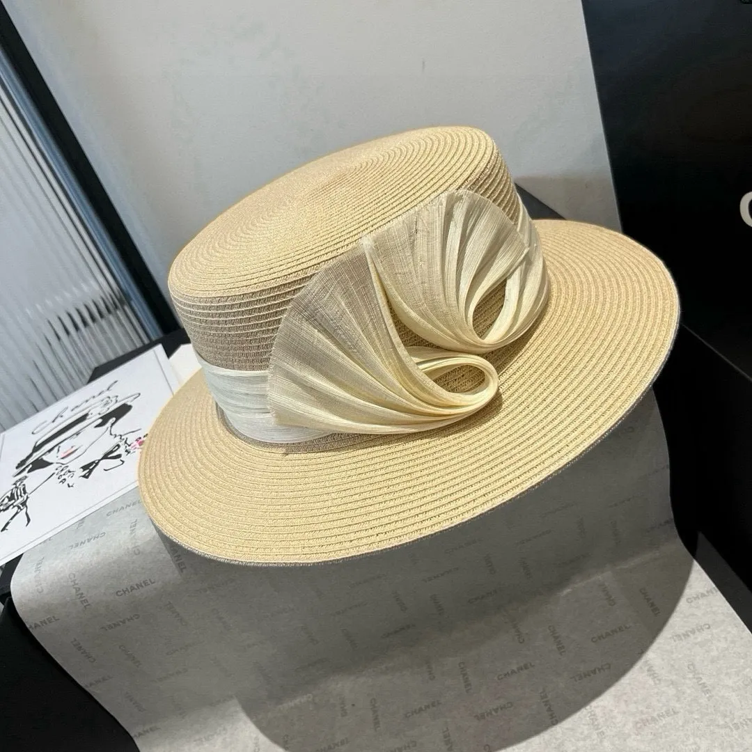 💰190¥ miumiu flat top hat, organza accessories, head circumference cm