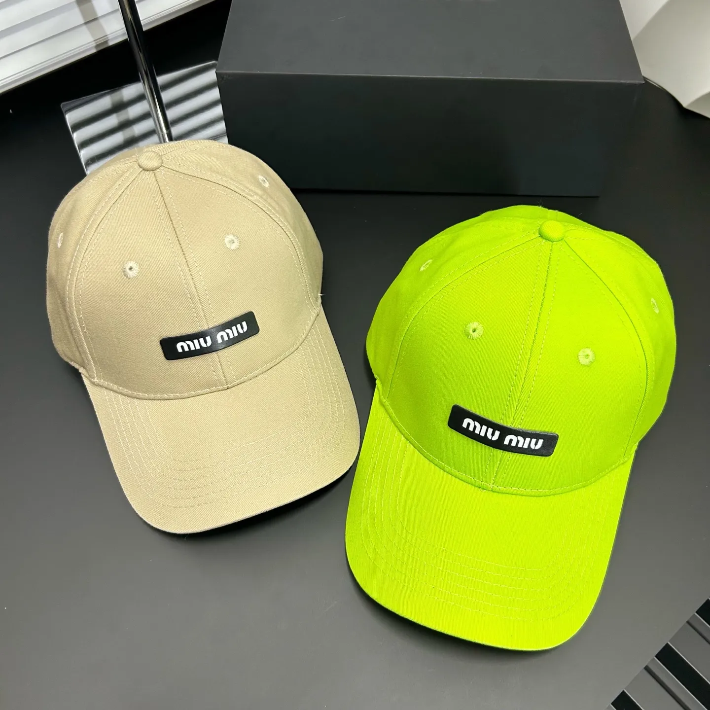 Welcome to inquire, new spring and summer miumiu high-end hard-top baseball cap🔥🔥