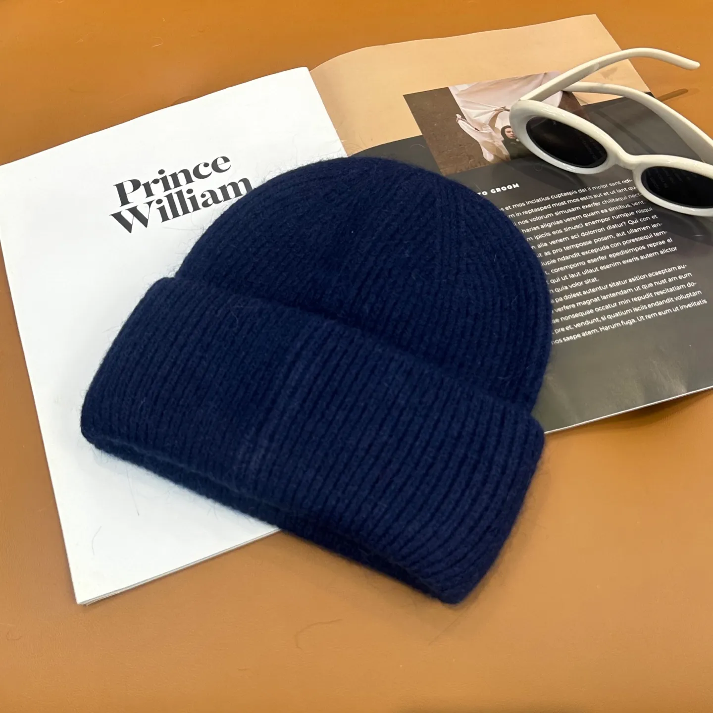 P50 miumiu Miu Miu counter's popular embroidered logo knitted hat! Xiaohongshu’s new product is released, it’s so 🉑️, high-elastic fabric, classic color