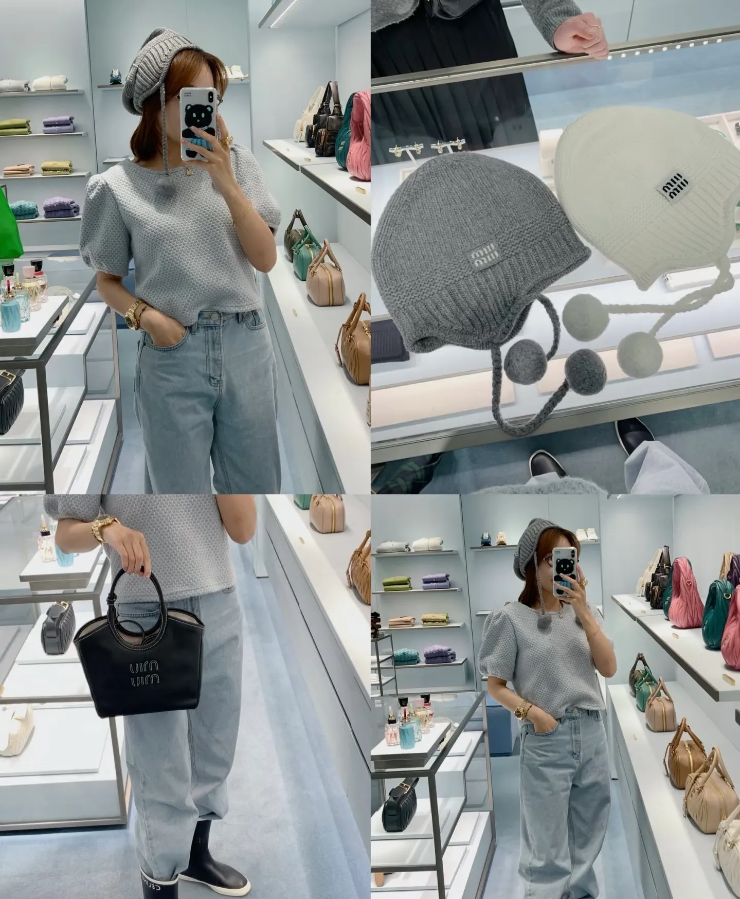 Popular style Miumiu Lei Feng hat