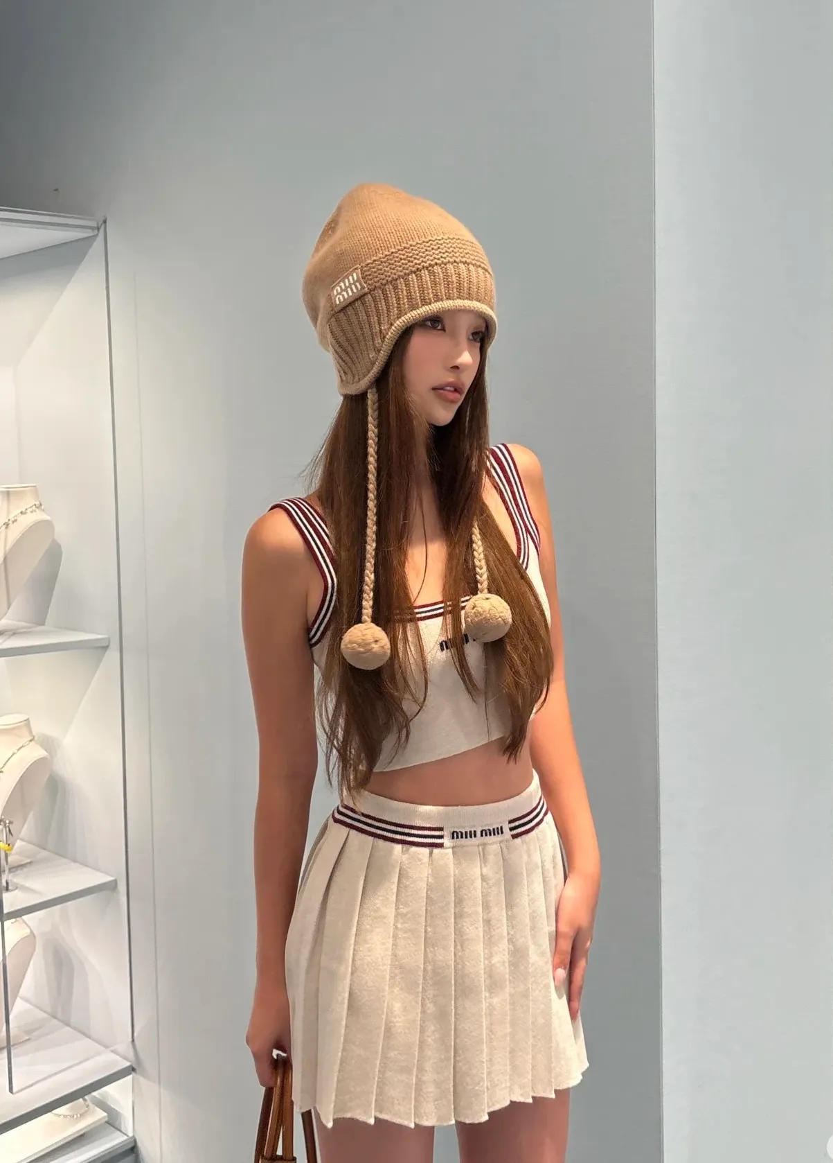 Popular style Miumiu Lei Feng hat