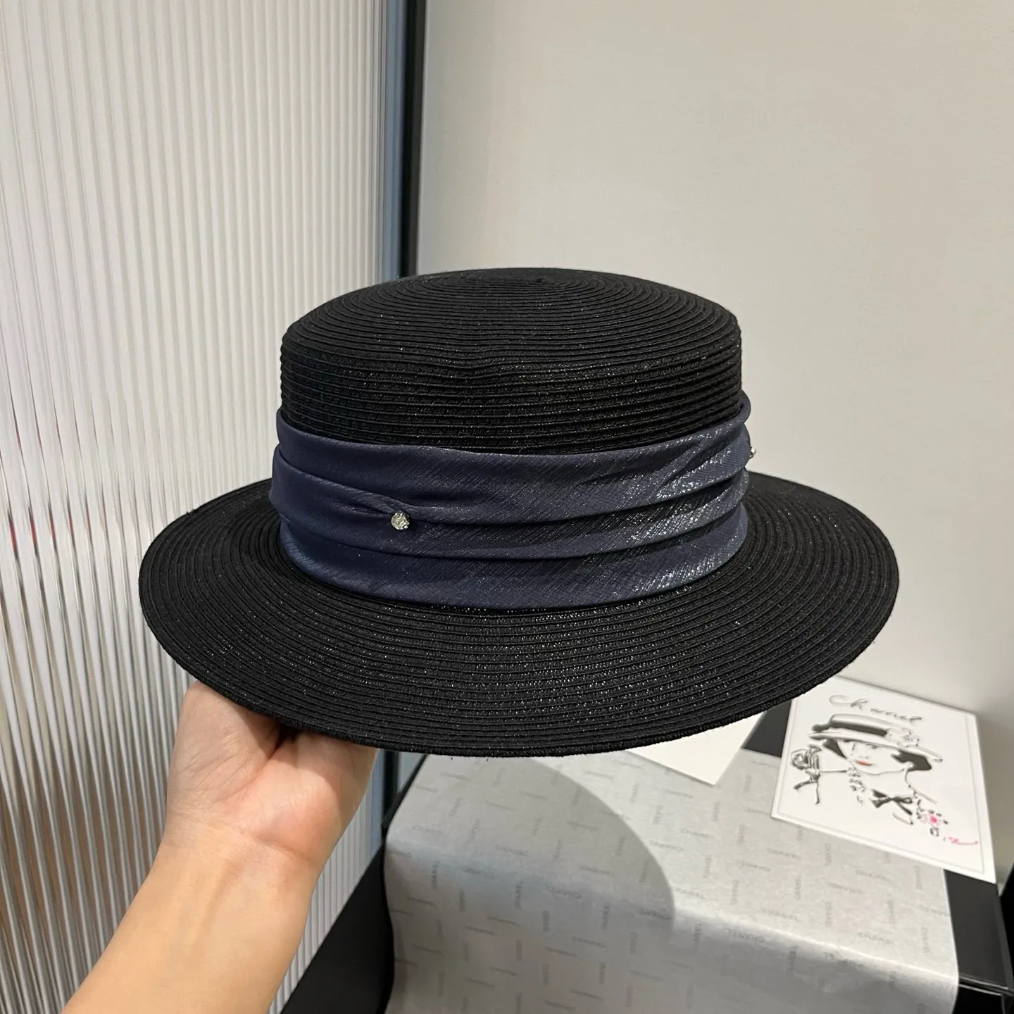 💰160¥ miumiu new flat top hat, advanced customization, head circumference 57cm