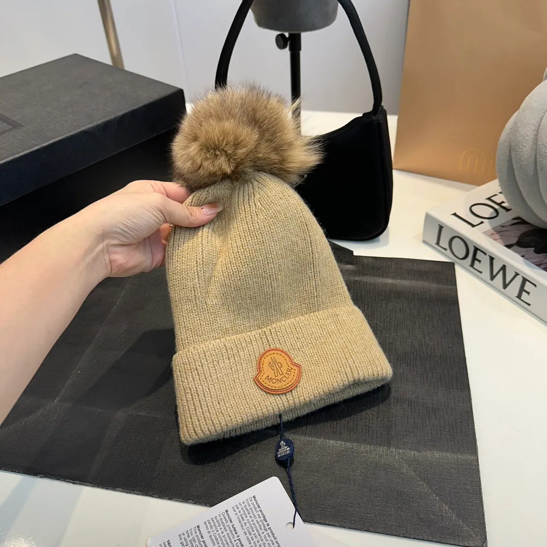 P70 MONCLER2024 new knitted wool ear protection warm hat, order now