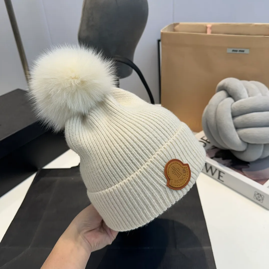 P70 MONCLER2024 new knitted wool ear protection warm hat, order now