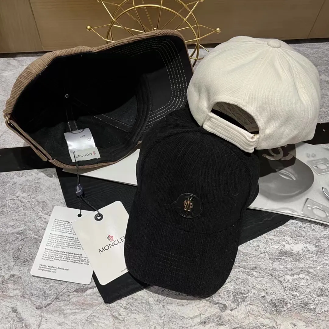 Inquiry with pictures Moncler new autumn and winter corduroy baseball cap