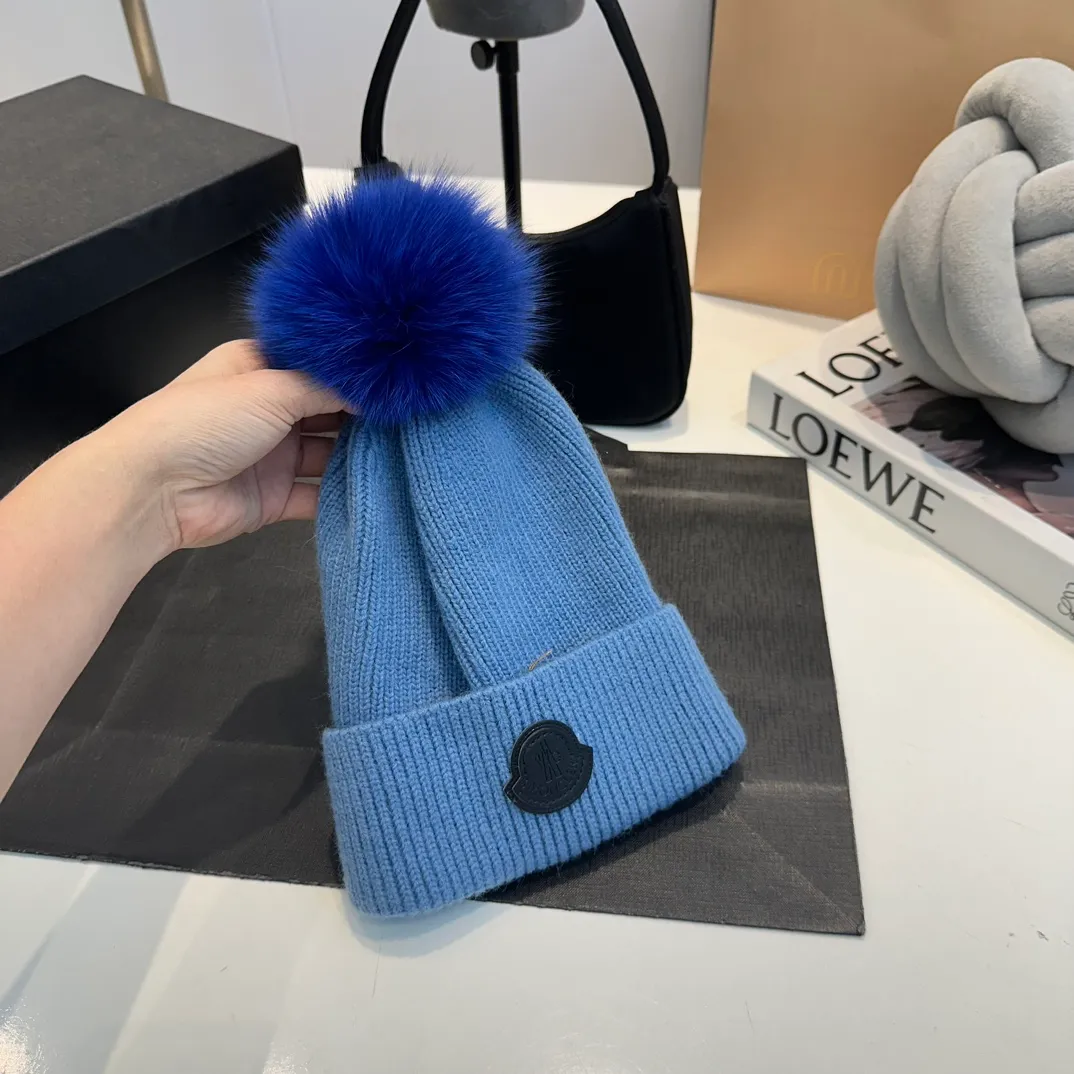 P70 MONCLER2024 new knitted wool ear protection warm hat, order now