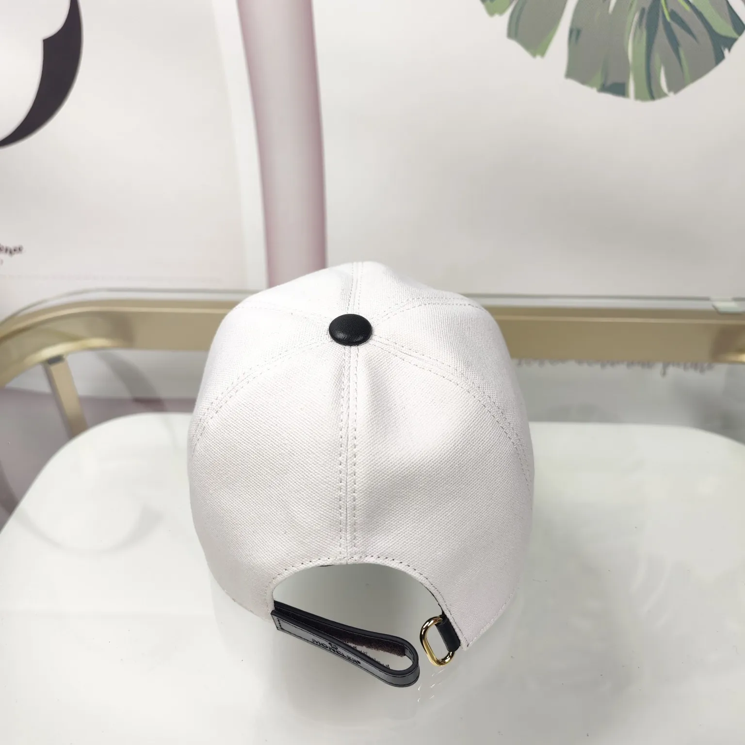 Batch 90 Moncler--Mongolian high version original single embroidered baseball cap [celebration]