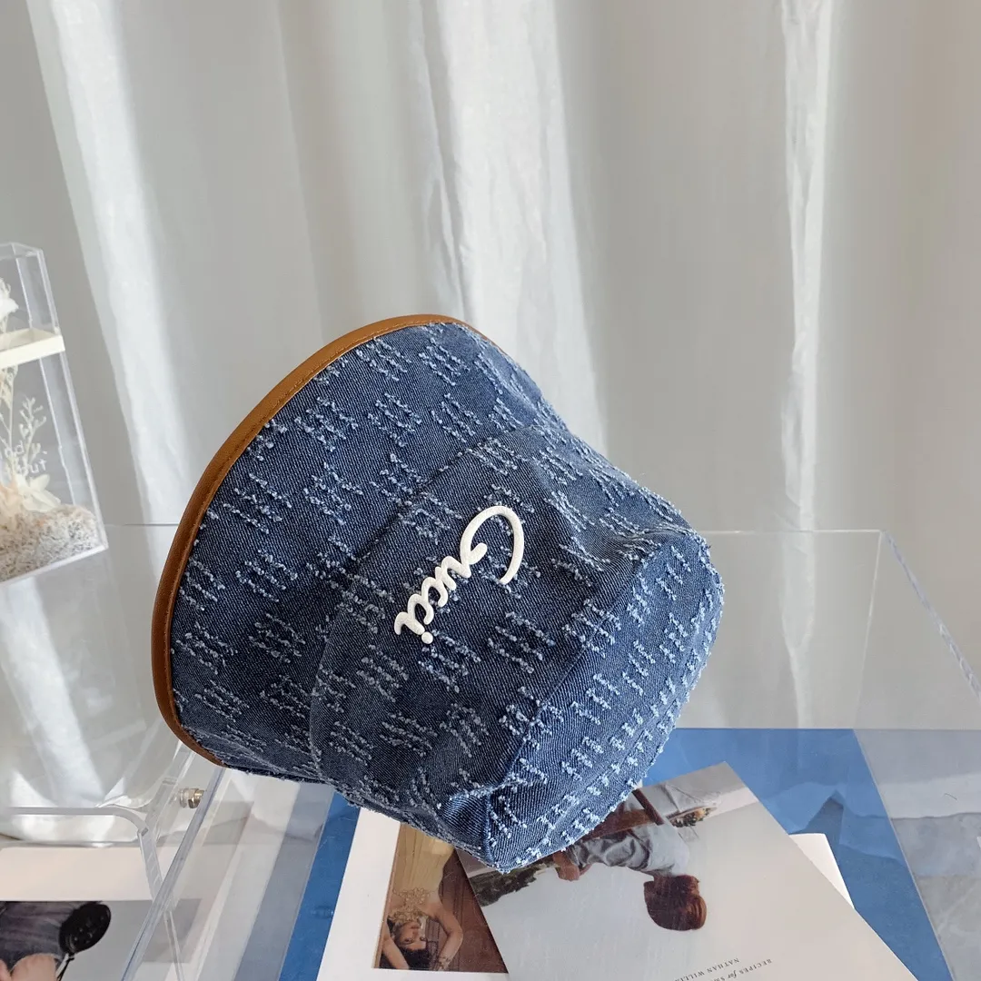 P80 Gucci 21 autumn and winter denim logo bucket hat Fashionable ripped retro denim is back online, and the old lady is still very good! This year’s pretty little actress!