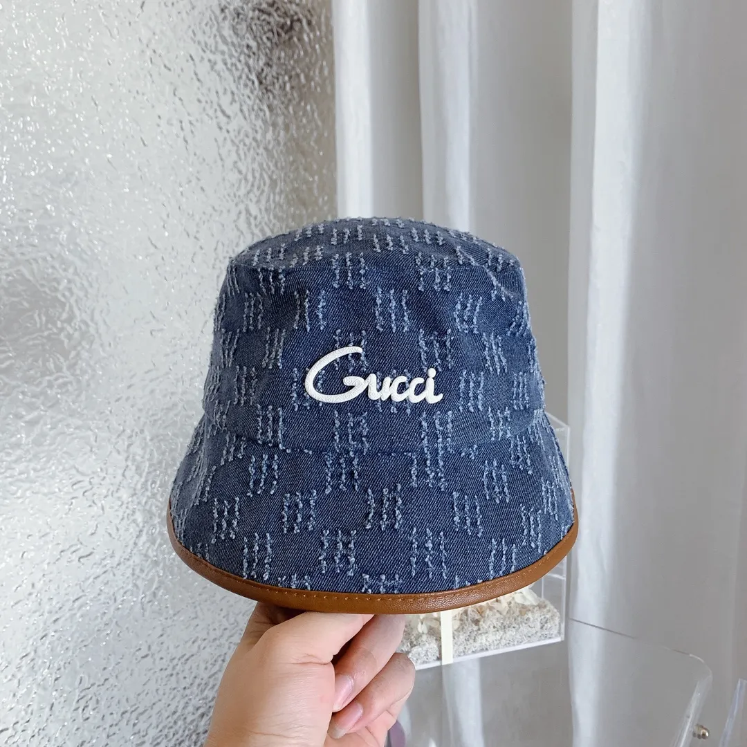 P80 Gucci 21 autumn and winter denim logo bucket hat Fashionable ripped retro denim is back online, and the old lady is still very good! This year’s pretty little actress!