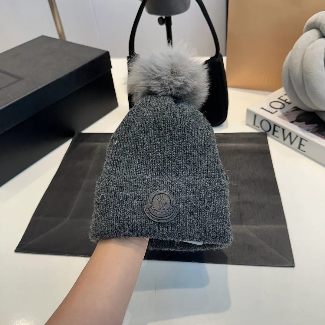 P70 MONCLER2024 new knitted wool ear protection warm hat, order now