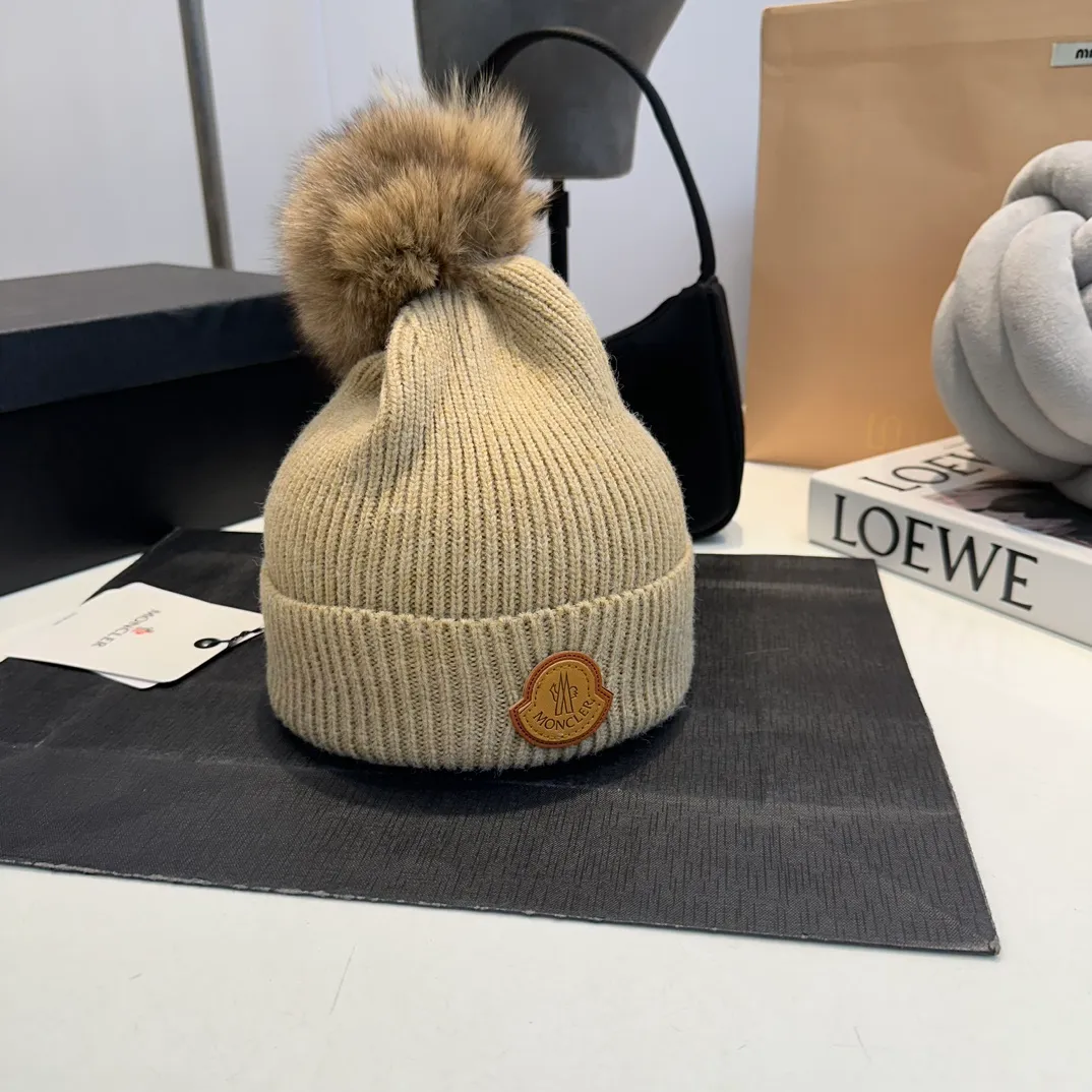 P70 MONCLER2024 new knitted wool ear protection warm hat, order now