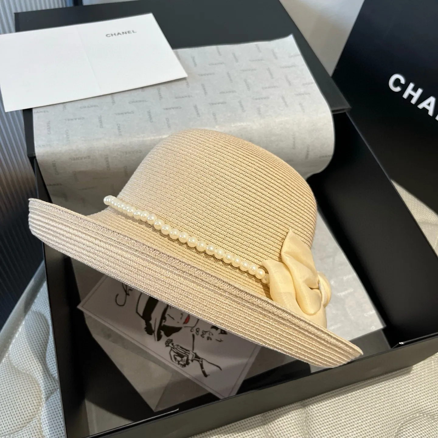 💰160¥ Valentino bow hat, rolled edge bow hat, head circumference 57cm