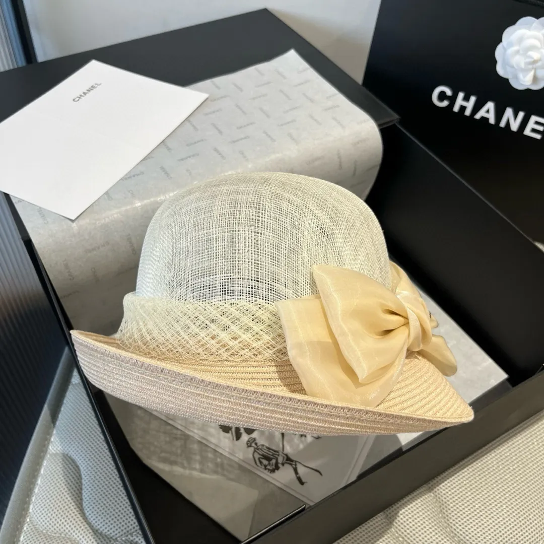 💰220¥ Valentino VELNTINO linen hat, curled top hat, head circumference 57cm