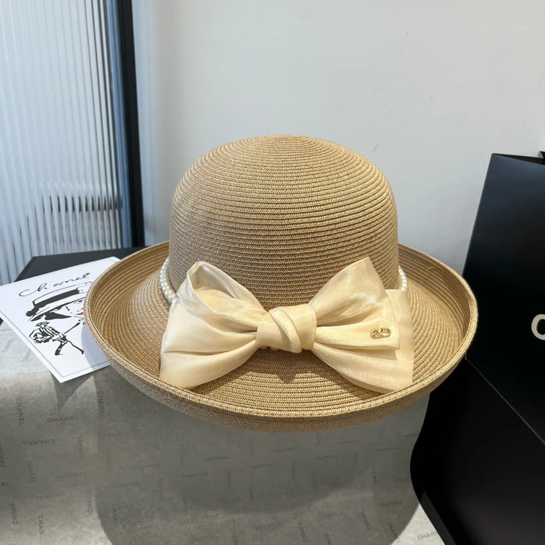 💰160¥ Valentino bow hat, rolled edge bow hat, head circumference 57cm