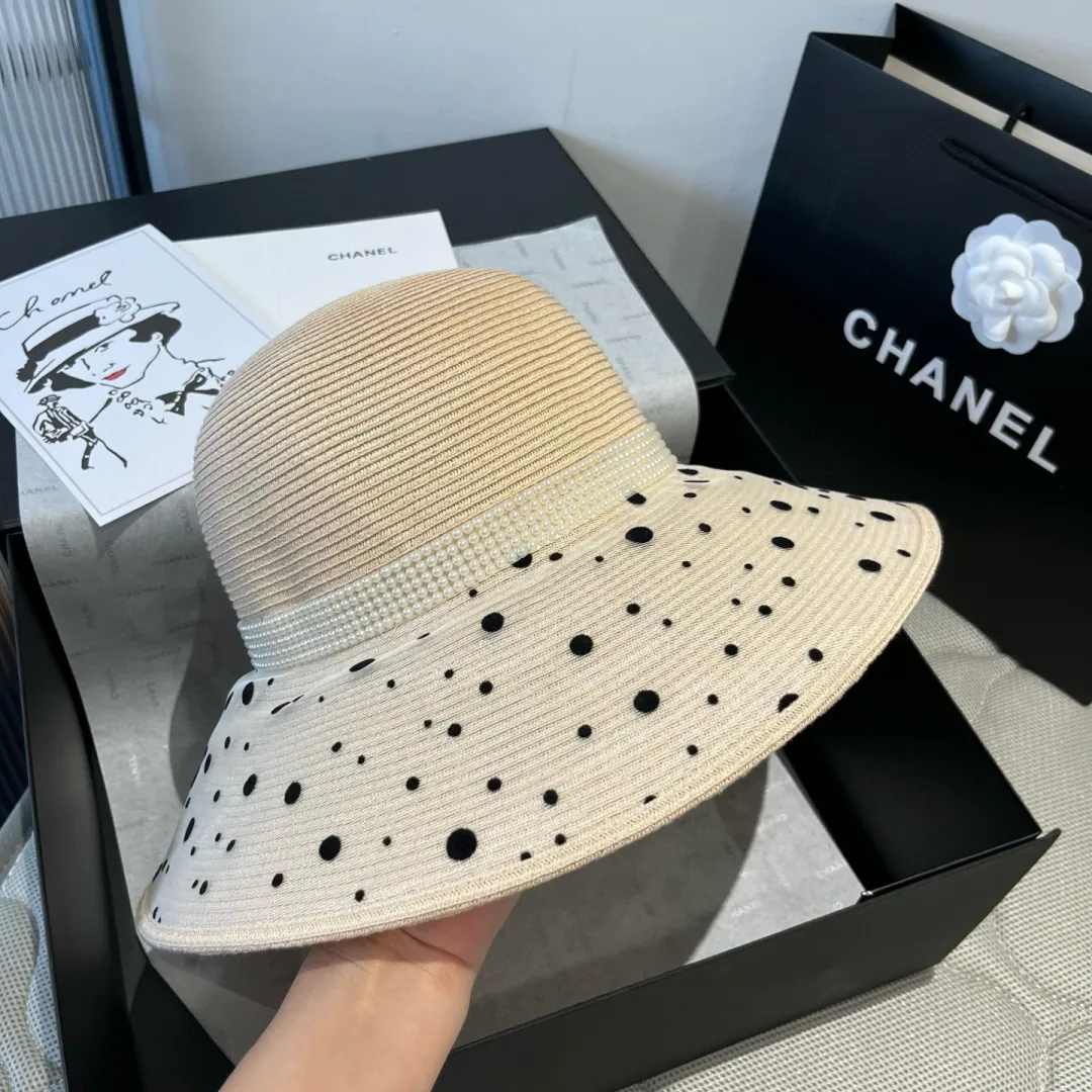 💰200¥ Valentino new basin hat, PP straw hat, basin hat, head circumference 57cm