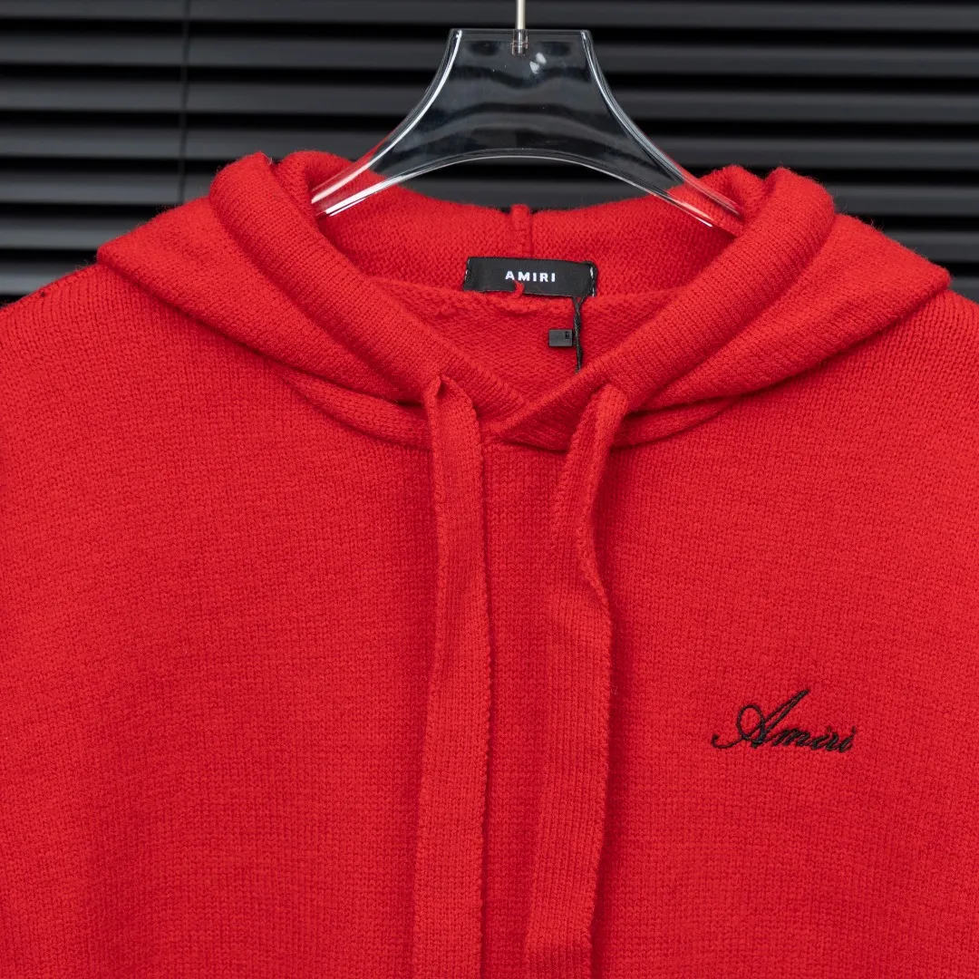 P360 Style: AMIRI Emile bone splicing hooded long-sleeved sweater Size: S-XXL Fabric: Wool blend Accessories: Full set of customized original accessories No gender distinction, same style for men and women