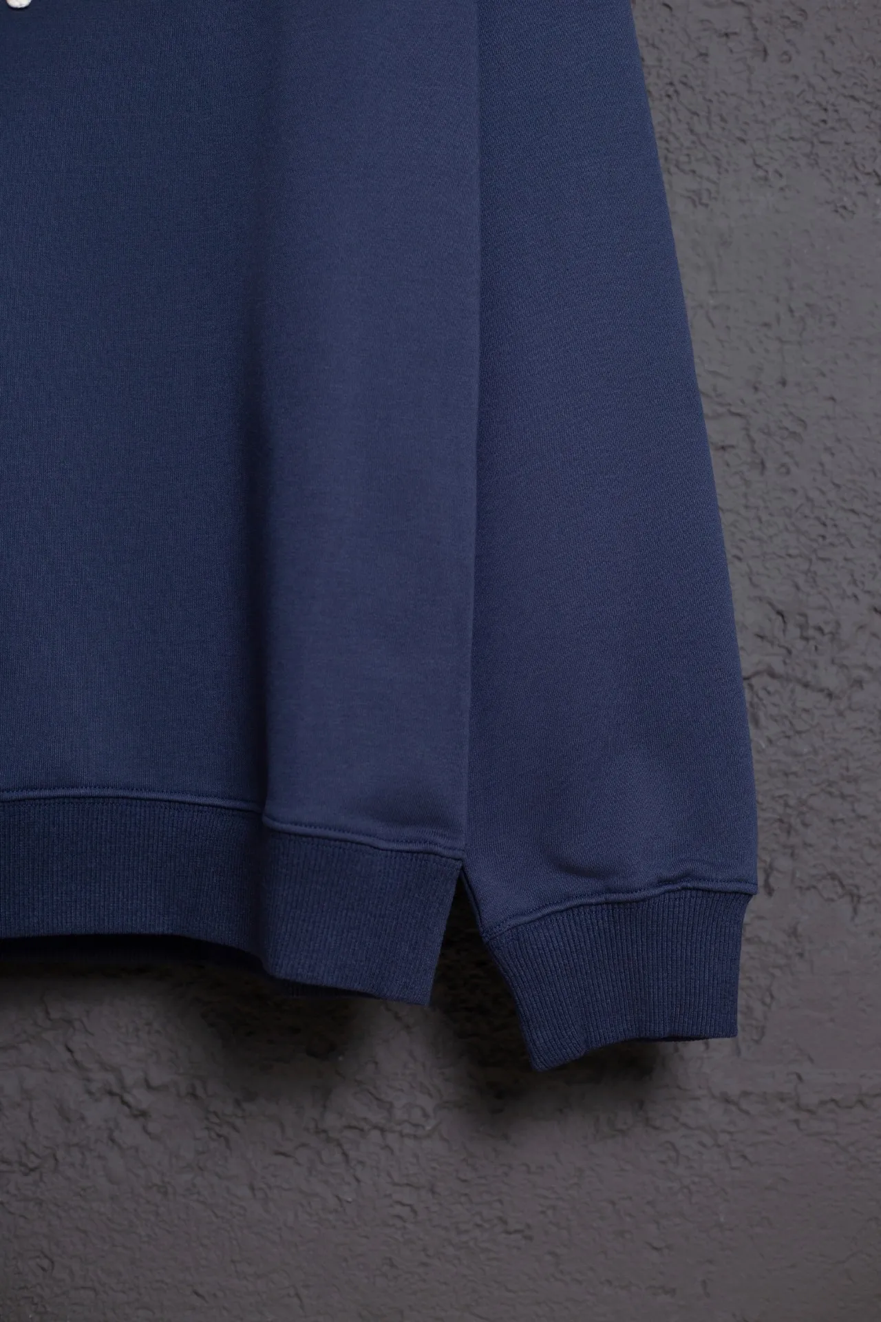 P160 AMI 25 autumn and winter new classic eight-letter custom stamp, customized 360g pure cotton fabric, high version, new main wheat, washed wheat, same style for men and women, color: royal blue, size: S-XL