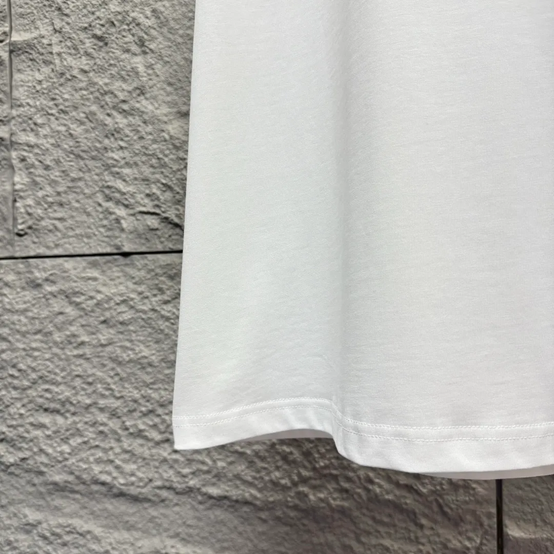 🅿️180 Ami* 2025 spring and summer new style Ami letter embroidery customized double yarn plain cotton fabric short-sleeved T-shirt for men and women Color: black white floral gray Size: S (90-130 pounds) M (120-150 pounds) L (140-165 pounds) XL (160-180 pounds) XXL (180-210 pounds)