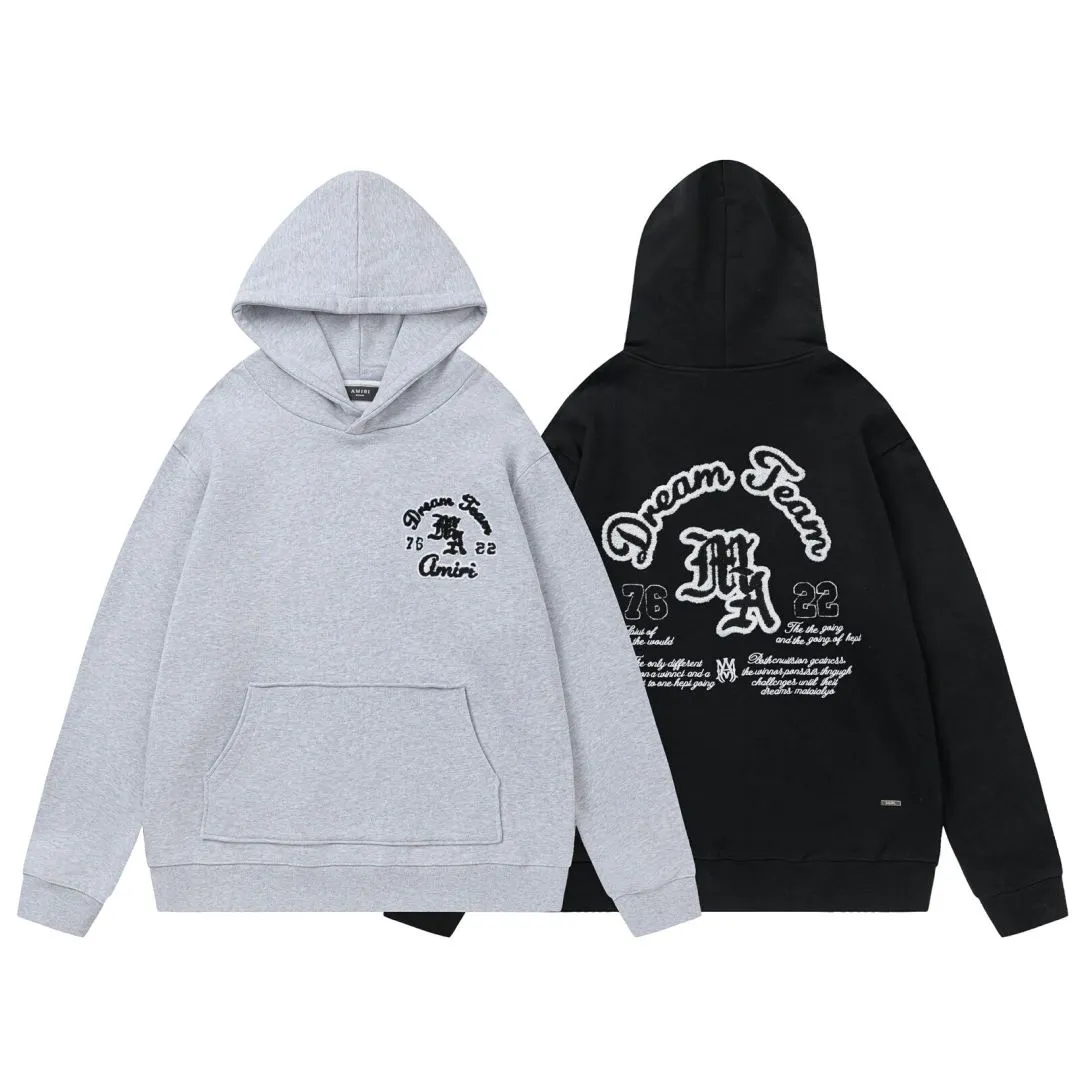 7166#P330AMIRI English letters towel embroidered LOGO, color: black, light floral gray. Size: S M L XL