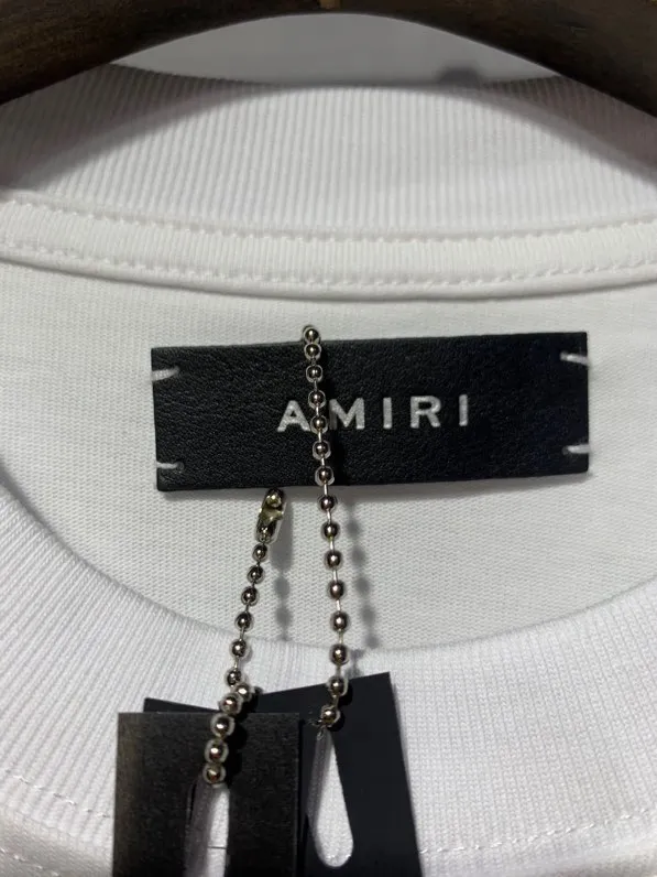Model 654 P114 AMIRI real shot black hanging shot S. M. L. XL