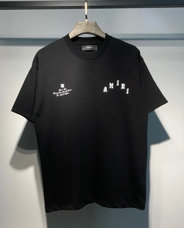 690 model P120 AMIRI real shot black white hanging S. M. L. XL