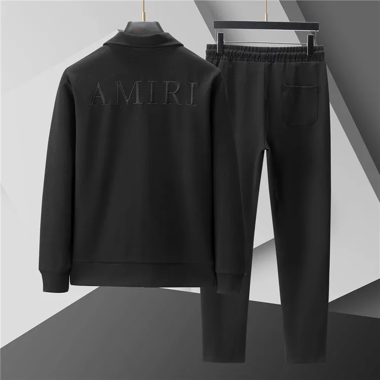 P580 🌸🌸🌸 Amiri 2025 Autumn and Winter New Style Suit High quality, top version trading company channel order, overseas boutique exclusive limited sale, classic is eternal, it is definitely worth buying! This type of suit is also a must-have. You don’t have to think about how to match it, you can just get it in one set! Customized fabric, smooth to the touch, yet stiff and stylish, giving the upper body a full texture! The overall design is simple and elegant without losing style. It has a strong sense of upper body and is definitely at the forefront of fashion. It is very comfortable to wear. There is no need to say much about the style and cut of the pants. The upper body is exquisite and vivid. It is a truly top-notch casual suit that can be used in various occasions whether it is sports or leisure time! ! !   Three complete standards Color: Picture color Size: M, L, xL, xxL, xxxL