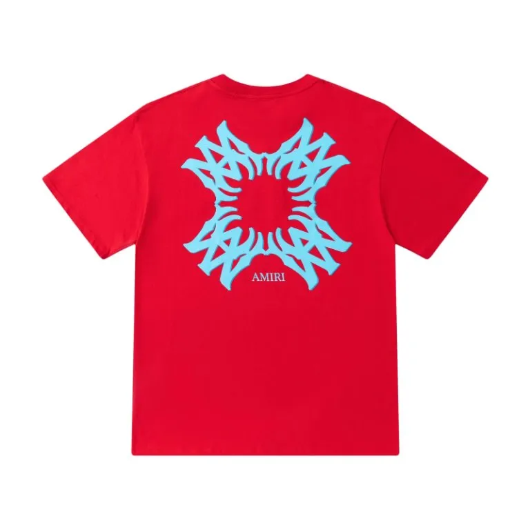 P134, AMIRI hand-printed logo, color: red, size: S M L XL