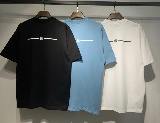 Model 668 P114 AMIRI real shot white black hanging shot S. M. L. XL