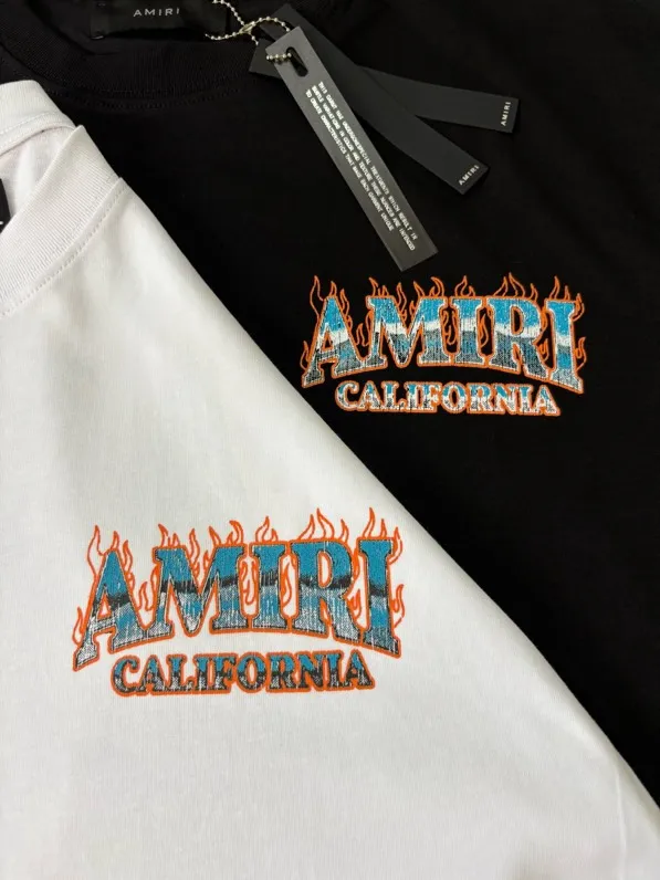 750 model P126 AMIRI real shot black white hanging shot S. M. L. XL