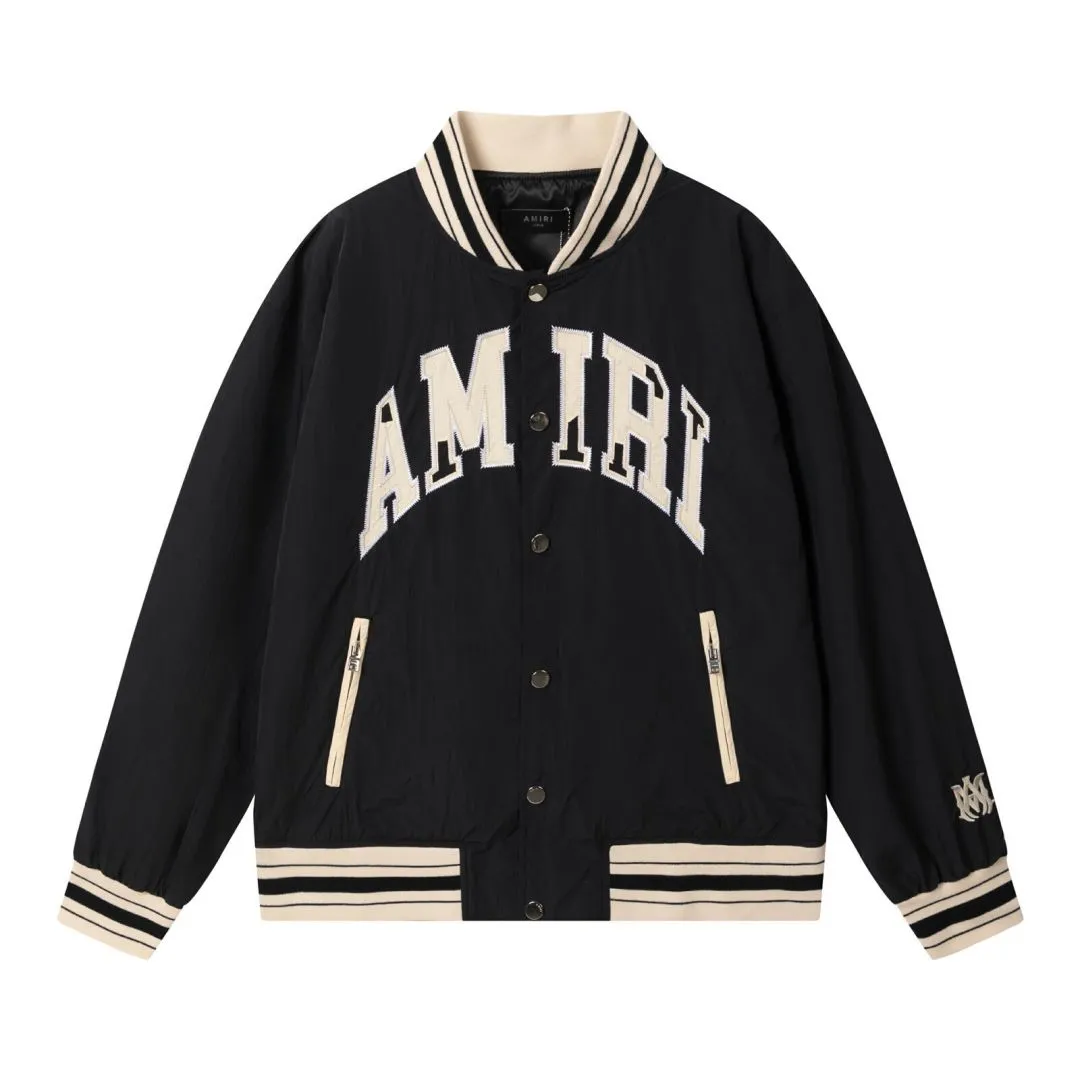 7178#P390AMIRI, patch embroidered LOGO, color: black, yellow and orange. Size: S M L XL