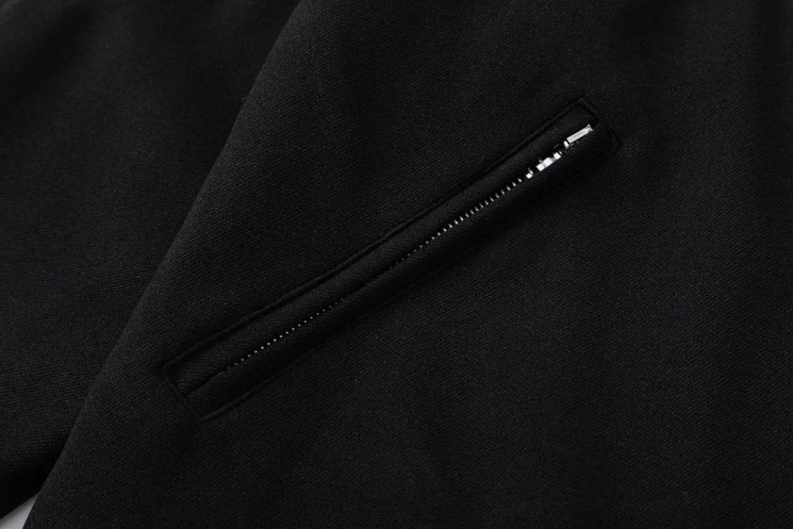 P510 7197#AMIRI musical note letter logo embroidery, color: black, size: S M L XL.